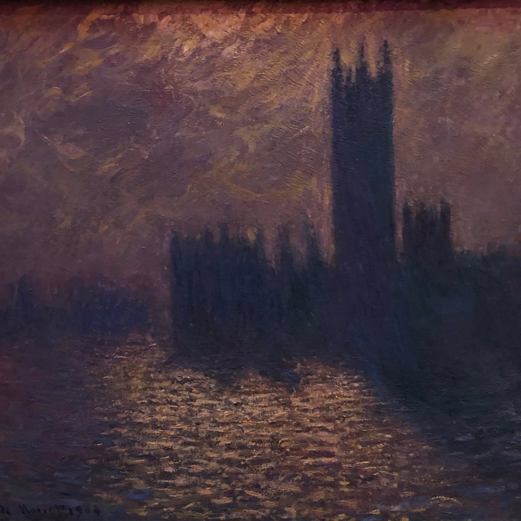 Claude monet, house of parliament, London parliament, Maserati grand tour